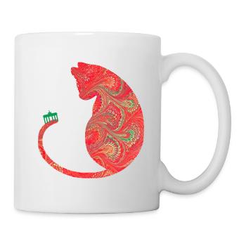 chat avec brandenburger tor e 91 - Mug blanc - blanc - Droite