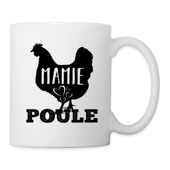 Mamie poule humour grand-mère cadeau - Mug blanc - blanc - Droite
