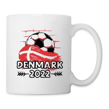 Danemark Danemark football Football 2022 - Mug blanc - blanc - Droite