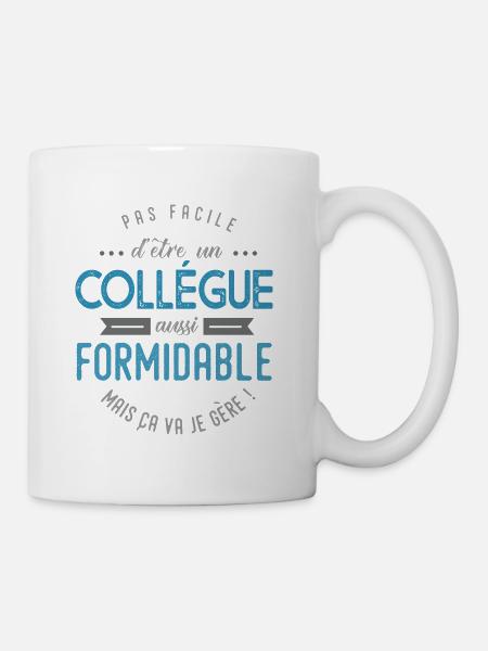 Collégue collegue formidable cadeau pour collégue - Mug blanc - blanc