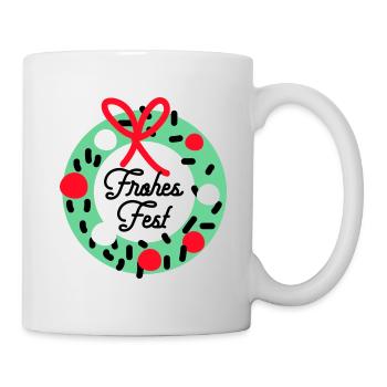 Frohes Fest! - Tasse - Weiß - Rechts