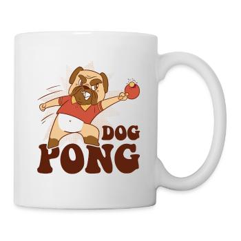 Table Tennis Hund Pingpong Outfit Dog Pong - Mug blanc - blanc - Droite