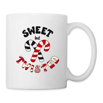 Sweet but Twisted Zuckerstangen Weihnachten - Tasse - Weiß - Rechts