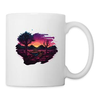 Vaporwave Art - Mug blanc - blanc - Droite