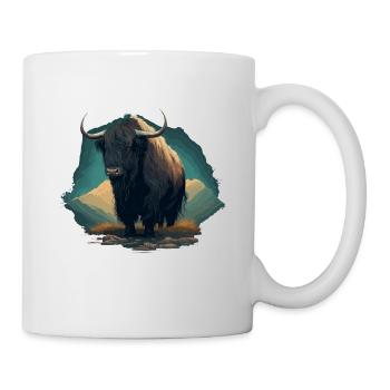 Yak Lover Illustration - Mug - white - Right