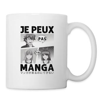 Je peux pas j' ai manga otaku Japon animé cadeau - Mug blanc - blanc - Droite