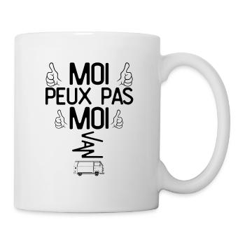 Moi Peux Pas Moi Van - Mug blanc - blanc - Droite