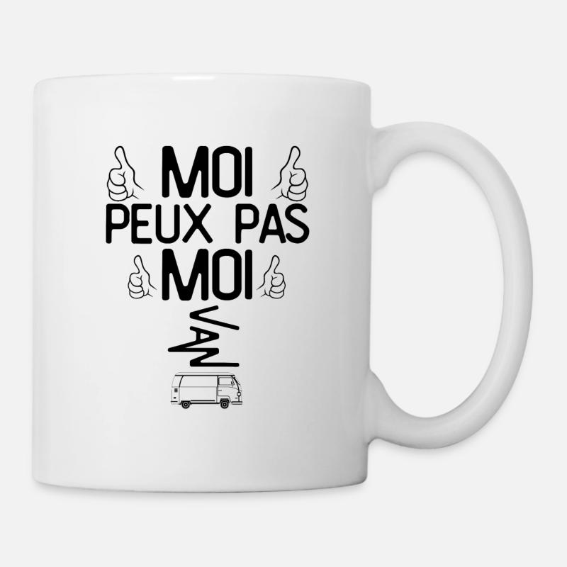 Moi Peux Pas Moi Van - Mug blanc - blanc