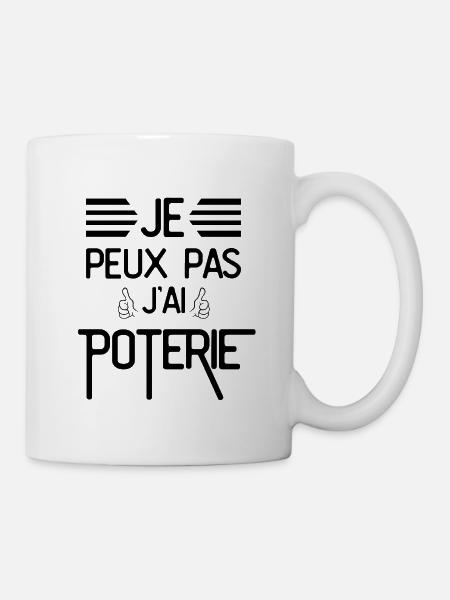 Je Peux Pas J Ai Potterie - Mug blanc - blanc