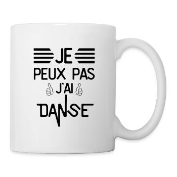 Je Pas J Ai Danse - Mug blanc - blanc - Droite