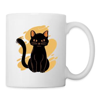Black Cat Bombay Cat Outfit for - Mug - white - Right