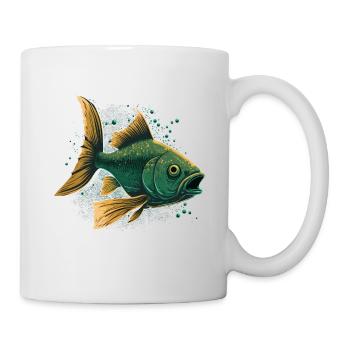 Fish with open Mouth - Mug - white - Right