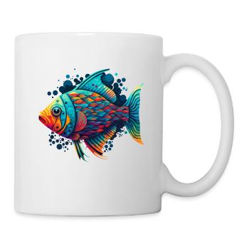Fish Artwork - Mug - white - Right