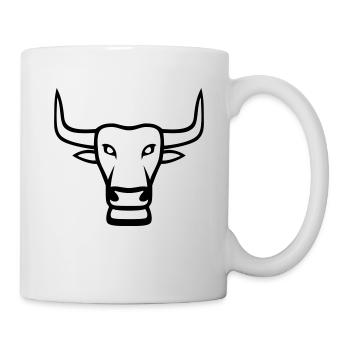 Taurus Mascot Logo - Mug - white - Right
