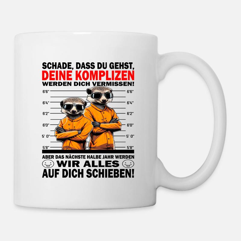 Werden dich vermissen - Jobwechsel - Tasse - Weiß