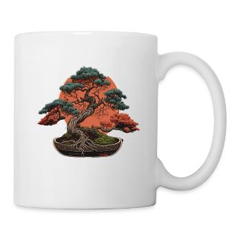 Ästhetische Bonsai-Schönheit - Tasse - Weiß - Rechts