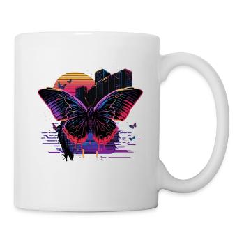 Retro Vibe Butterfly - Mug - white - Right