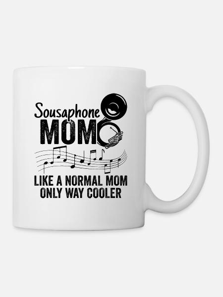 Sousaphon Mama Blasmusik Orchester Blaskapelle - Tasse - Weiß