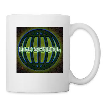 OLD SCHOOL (Alte Schule) - Abbild - 2023 - Tasse - Weiß - Rechts