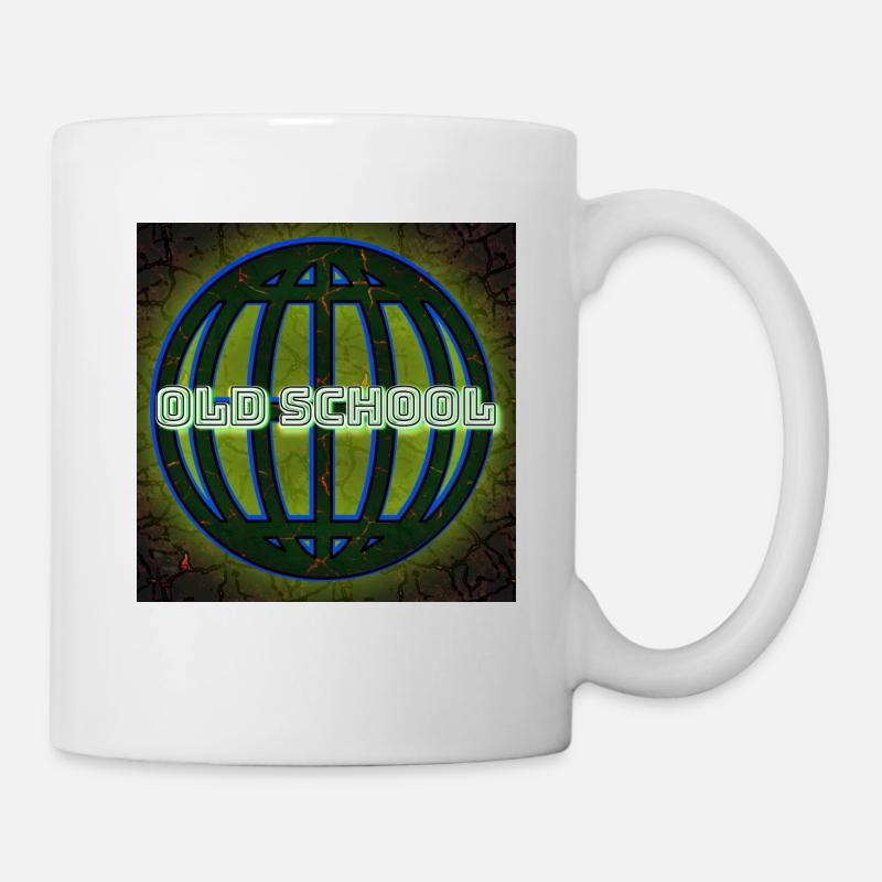 OLD SCHOOL (Alte Schule) - Abbild - 2023 - Tasse - Weiß