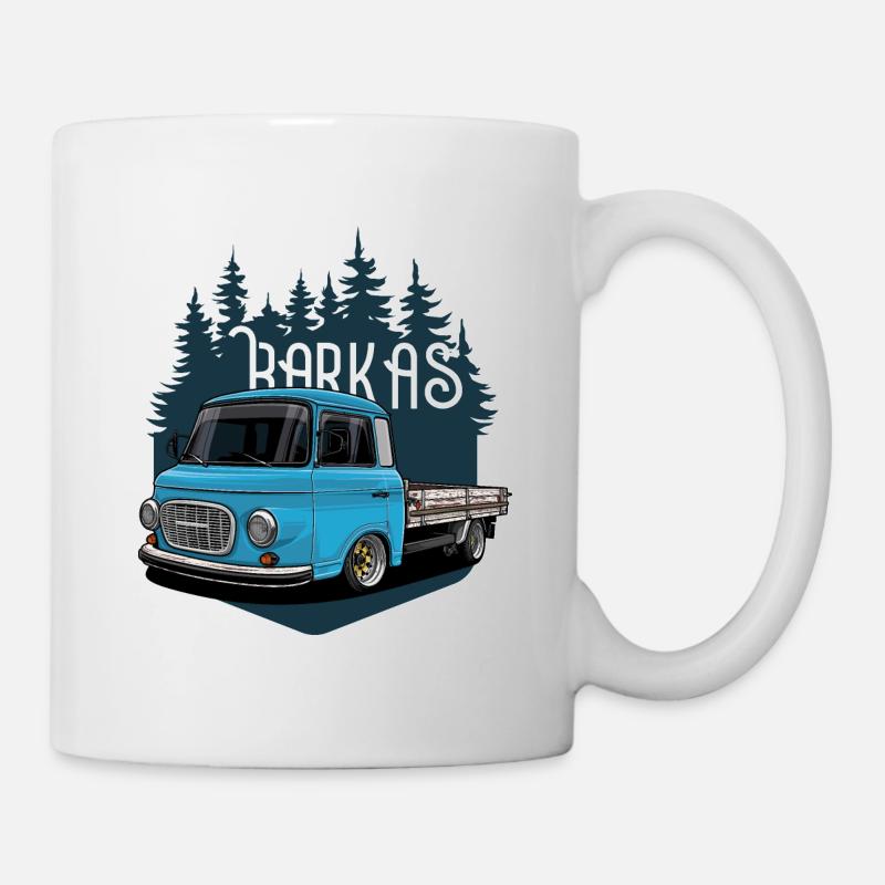 German Classic Car // Illustration // Barkas - Tasse - Weiß