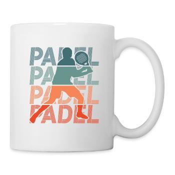 Padel Tennis Men's Padel Padel Player - Mug - white - Right