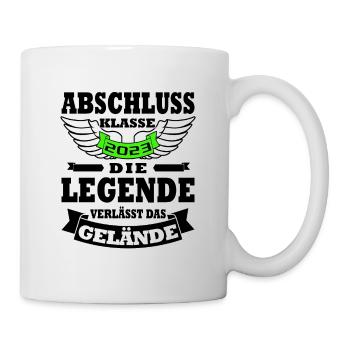 Abschlussklasse 2023 Abitur 2023 - Tasse - Weiß - Rechts
