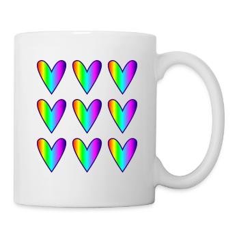 MOM. MOTHER's DAY. HAPPY MOTHER'S DAY. HEART - Mug - white - Right