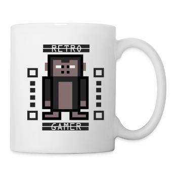 Gorilla - Tasse - Weiß - Rechts