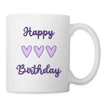 JAHRESTAG. ALLES GUTE ZUM GEBURTSTAG!. ALLES GUTE ZUM GEBURTSTAG!. - Tasse - Weiß - Rechts