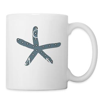 Seestern moin - Tasse - Weiß - Rechts
