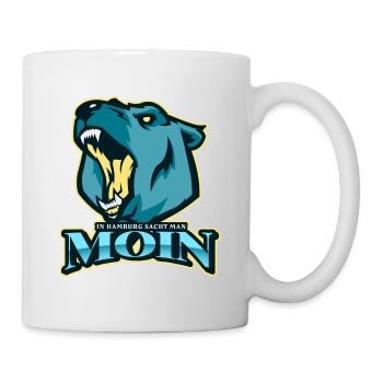 In Hamburg sacht man Moin - Tasse - Weiß - Rechts