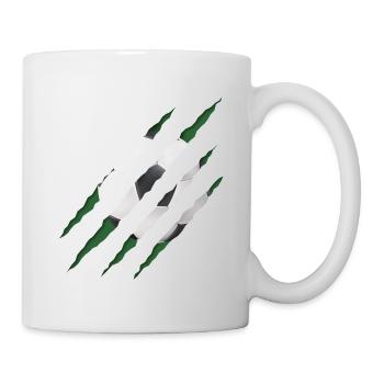 Fußball Fußballer - Tasse - Weiß - Rechts