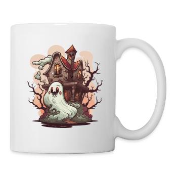 Gruseliges Anwesen - Tasse - Weiß - Rechts