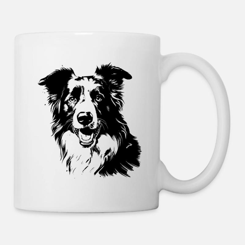 Border Collie - Mug blanc - blanc