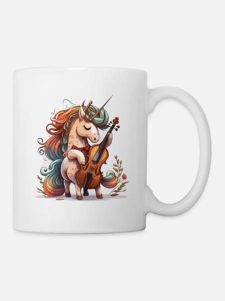 Symphonie in den Sternen - Tasse - Weiß