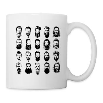 so viele Bärte - Tasse - Weiß - Rechts