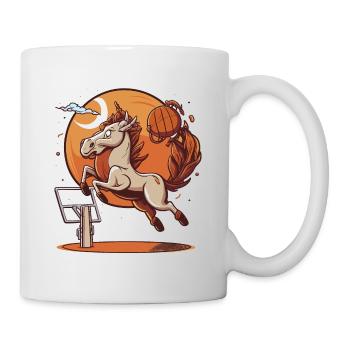 Cerceaux sur les sabots - Mug blanc - blanc - Droite