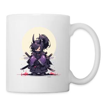 Epic Samurai Girl Anime Design - Mug - white - Right