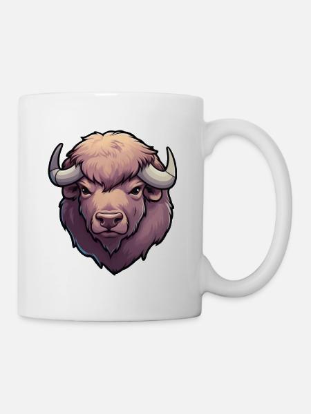 Bison Buffalo - Mug blanc - blanc