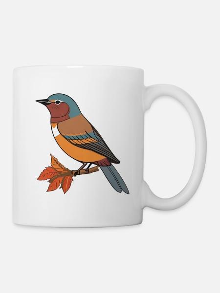 Fantasievogel - Tasse - Weiß
