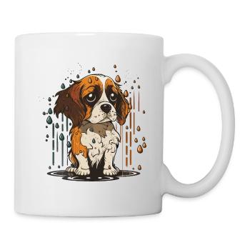Schmollmund an regnerischen Tagen - Tasse - Weiß - Rechts