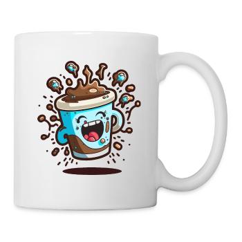 Améliorez votre espresso - Mug blanc - blanc - Droite