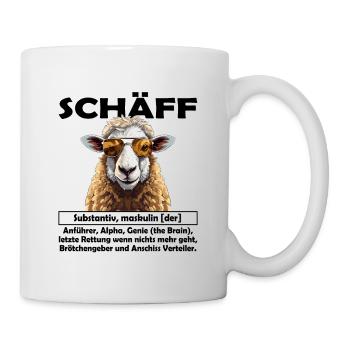 Schäff | Chef | Teamleiter| Abteilungsleiter - Tasse - Weiß - Rechts