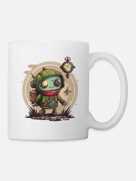 Explorer l’avenir - Mug blanc - blanc