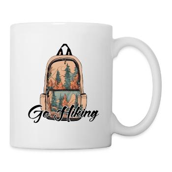 Backpack / Outdoor / Travel / Adventure / Hiking - Mug - white - Right