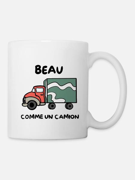 BEAU COMME UN CAMION - Mug blanc - blanc