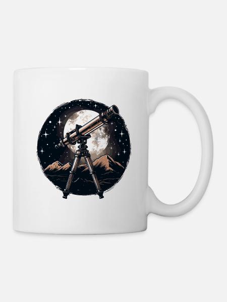 Astrophotographie Télescope d’astronomie - Mug blanc - blanc