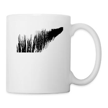 Branches in the snow - Mug - white - Right