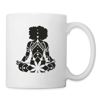 Yoga Meditation Mandala - Mug - white - Right